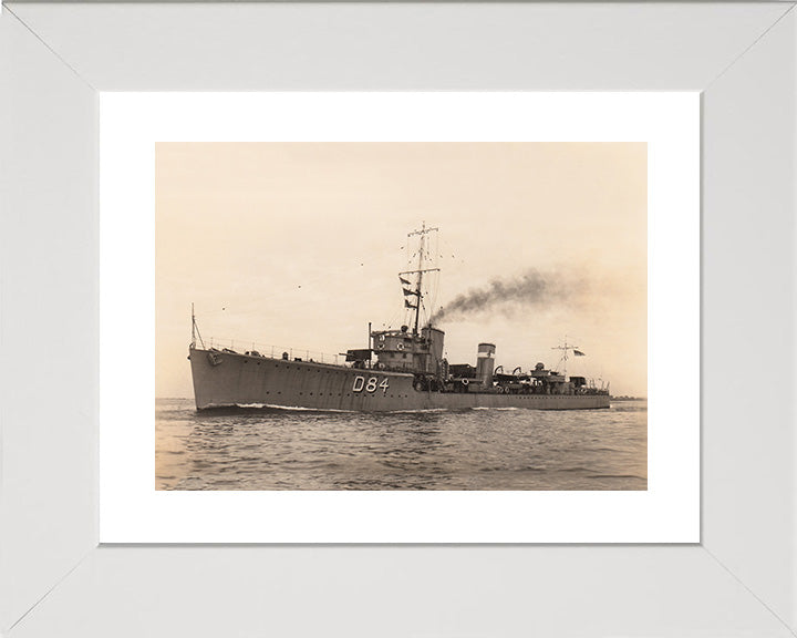 HMS Tyrian D84 Royal Navy S class destroyer Photo Print or Framed Print - Hampshire Prints