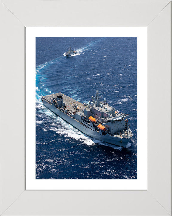 RFA Argus A135 Royal Fleet Auxiliary Casualty class Ship Photo Print or Framed Print - Hampshire Prints