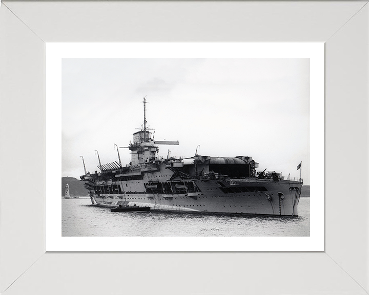 HMS Glorious (77) Royal Navy Courageous class battlecruiser Photo Print or Framed Print - Hampshire Prints