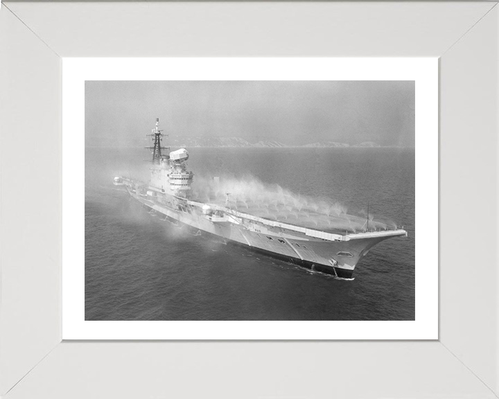 HMS Hermes R12 | Photo Print | Framed Print | Centaur Class | Aircraft Carrier | Royal Navy