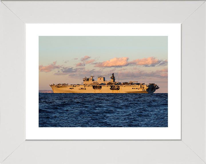 HMS Ocean L12 Royal Navy helicopter carrier Photo Print or Framed Print - Hampshire Prints