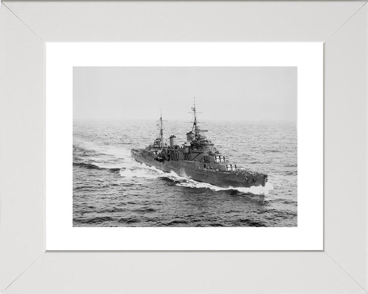 HMS Manchester (15) Royal Navy Town class light cruiser Photo Print or Framed Print - Hampshire Prints