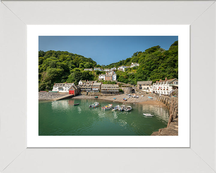 Clovelly harbour Devon in summer Photo Print - Canvas - Framed Photo Print - Hampshire Prints