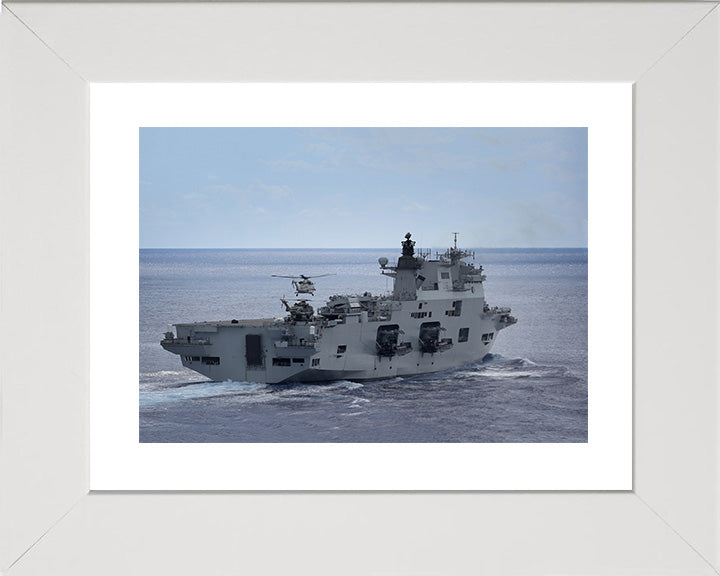 HMS Ocean L12 Royal Navy helicopter carrier Photo Print or Framed Print - Hampshire Prints