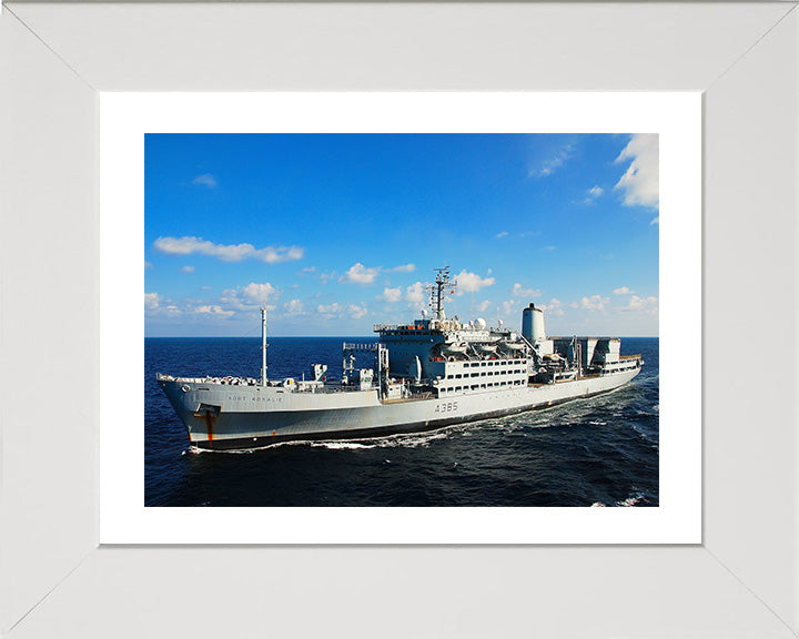 RFA Fort Rosalie A385 Royal Fleet Auxiliary Fort Rosalie Class replenishment ship Photo Print or Framed Print - Hampshire Prints