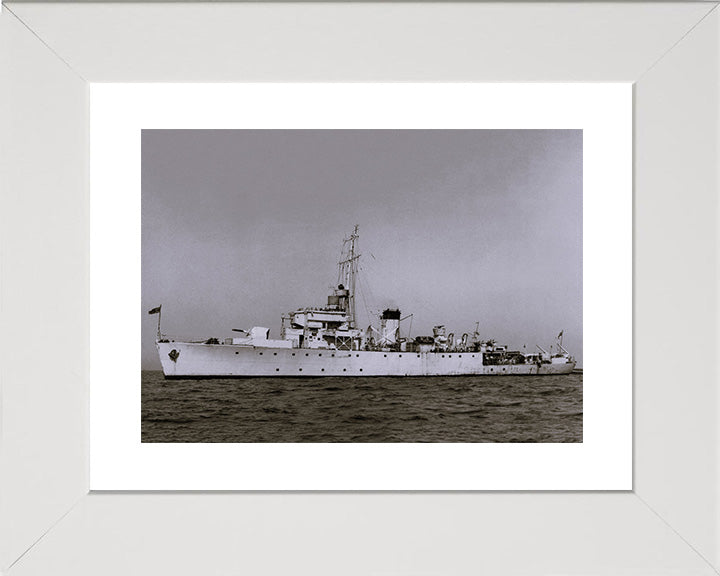 HMS Ready J223 Royal Navy Algerine class minesweeper Photo Print or Framed Print - Hampshire Prints