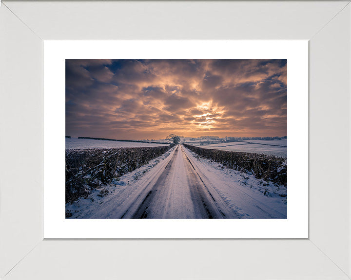 A road through the Lake District to Kirkby Lonsdale Cumbria Photo Print - Canvas - Framed Photo Print - Hampshire Prints