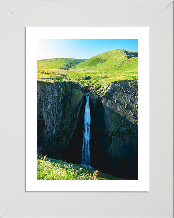 Speke's Mill Mouth Waterfall Bideford Devon Photo Print - Canvas - Framed Photo Print - Hampshire Prints