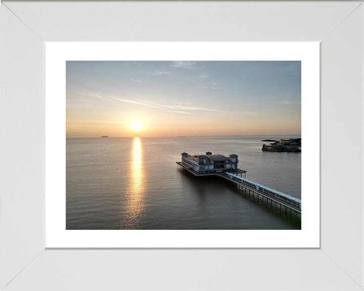 Weston-super-Mare pier Somerset from above Photo Print - Canvas - Framed Photo Print - Hampshire Prints