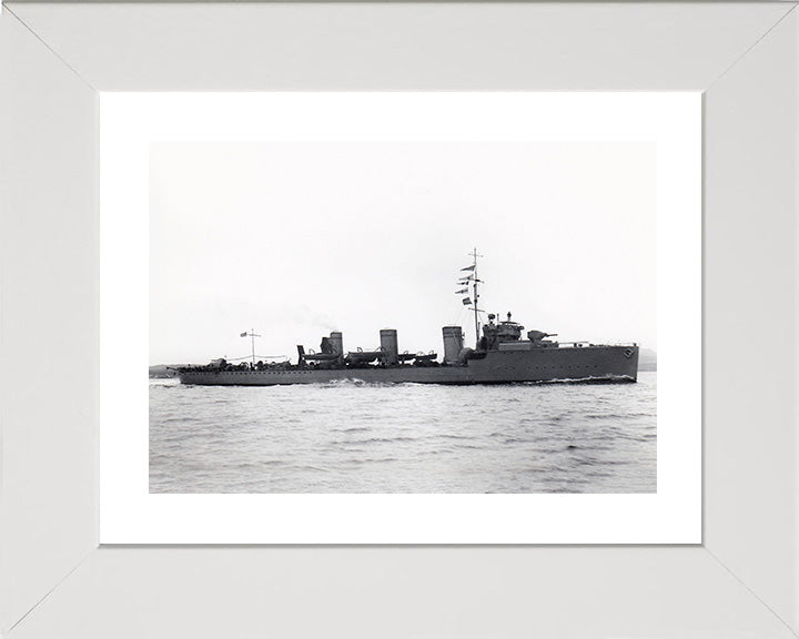 HMS Scourge 1910 Royal Navy Beagle class destroyer Photo Print or Framed Print - Hampshire Prints