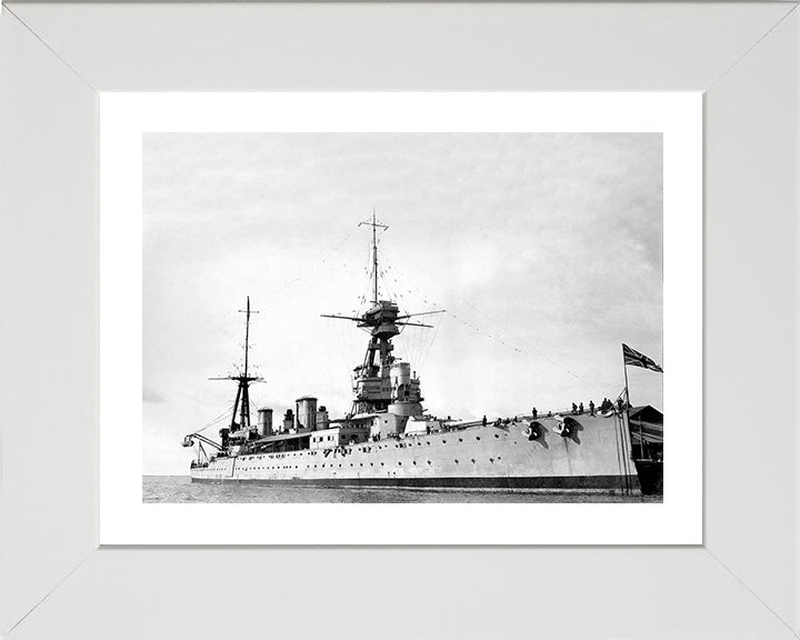 HMS New Zealand (1911) Royal Navy Indefatigable class battlecruiser Photo Print or Framed Photo Print - Hampshire Prints