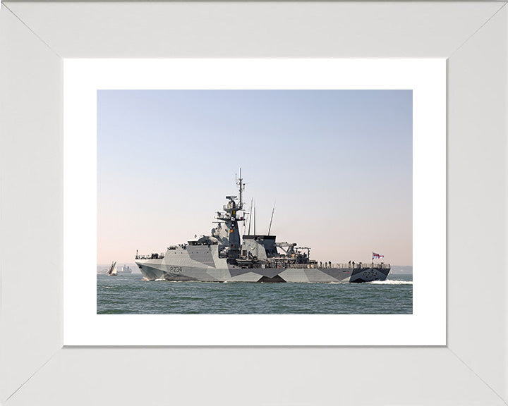 HMS Spey P234 Royal Navy River class offshore patrol vessel Photo Print or Framed Print - Hampshire Prints