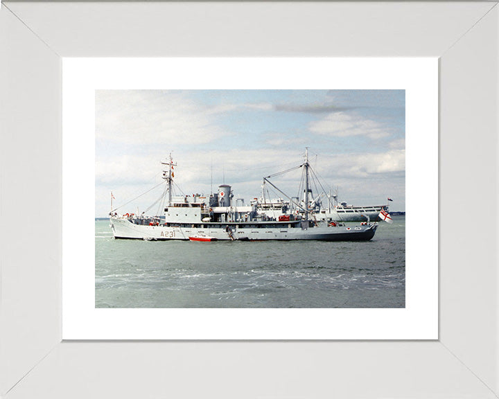 HMS Reclaim A231 Royal Navy submarine rescue vessel Photo Print or Framed Print - Hampshire Prints