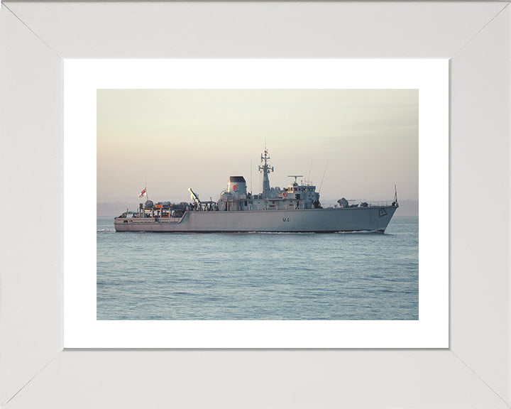 HMS Quorn M41 Royal Navy Hunt class mine countermeasures vessel Photo Print or Framed Print - Hampshire Prints