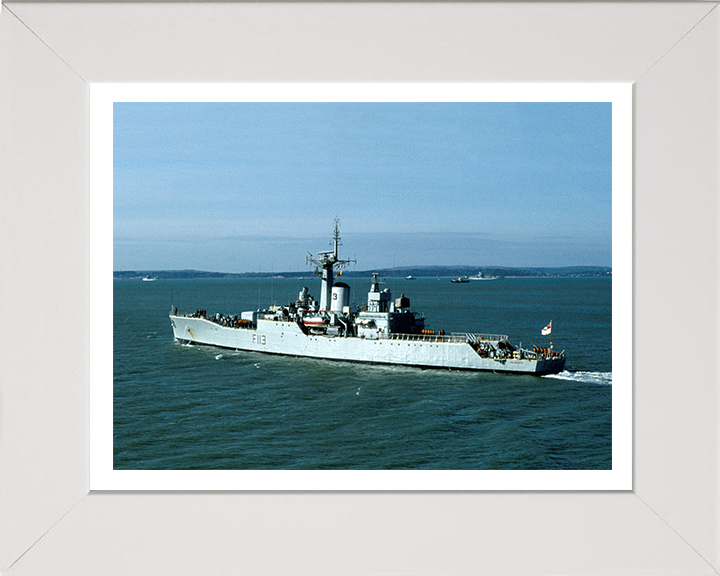 HMS Falmouth F113 Royal Navy Rothesay Class Frigate Photo Print or Framed Print - Hampshire Prints