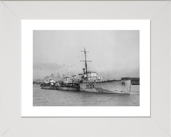 HMS Skate (1917) Royal Navy R class destroyer Photo Print or Framed Print - Hampshire Prints