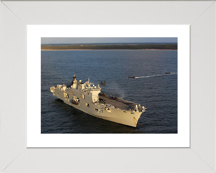 HMS Ocean L12 Royal Navy helicopter carrier Photo Print or Framed Print - Hampshire Prints