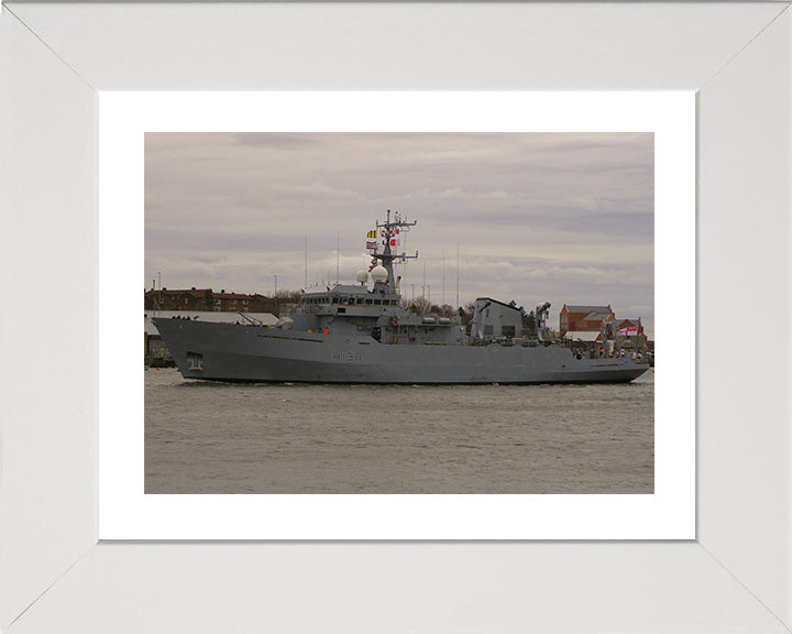 HMS Roebuck H130 Royal Navy coastal survey vessel Photo Print or Framed Print - Hampshire Prints