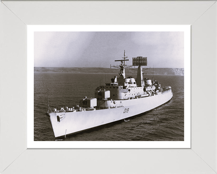 HMS Glamorgan D19 Royal Navy County class Destroyer Photo Print or Framed Print - Hampshire Prints