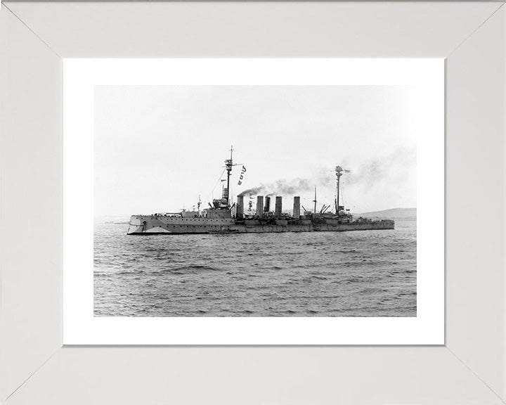 HMS Natal Royal Navy Warrior class armoured cruiser Photo Print or Framed Photo Print - Hampshire Prints