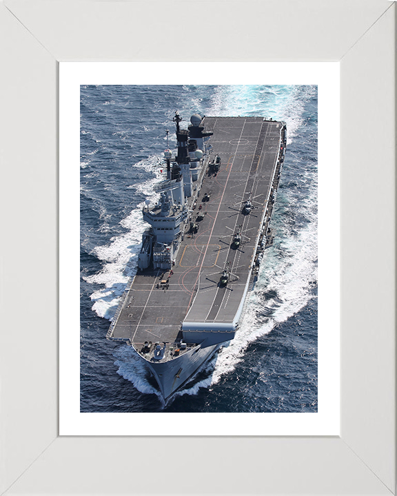 HMS Illustrious R06 | Photo Print | Framed Print | Invincible Class | Aircraft Carrier | Royal Navy