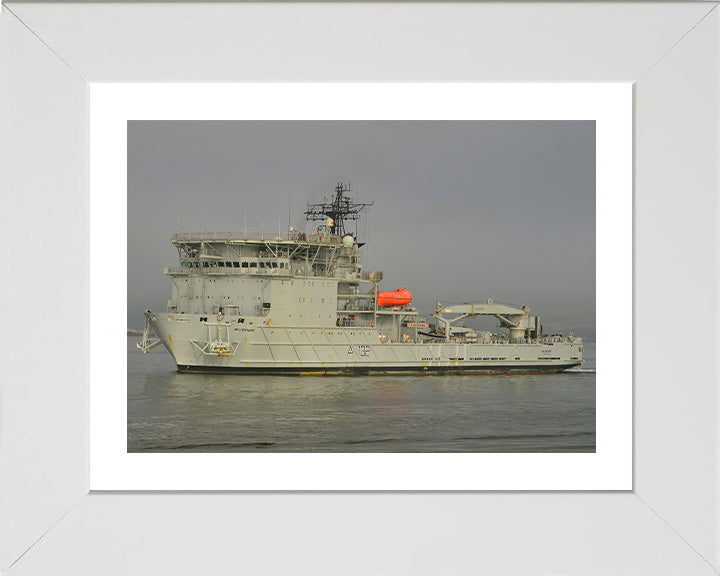 RFA Diligence A132 Royal Fleet Auxiliary forward repair ship Photo Print or Framed Print - Hampshire Prints