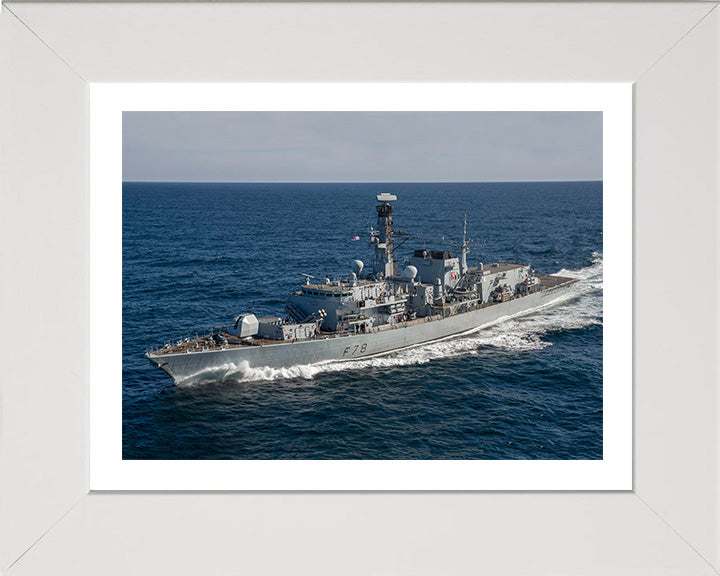 HMS Kent F78 Royal Navy Type 23 frigate Photo Print or Framed Print - Hampshire Prints