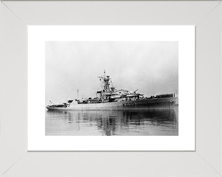 HMS Whitesand Bay K633 Royal Navy Bay Class Frigate Photo Print or Framed Print - Hampshire Prints