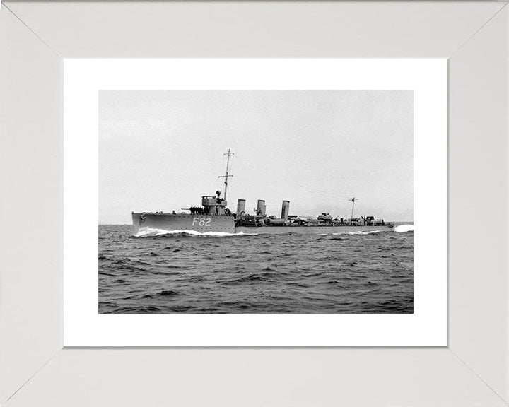 HMS Thisbe F82 Royal Navy R class destroyer Photo Print or Framed Print - Hampshire Prints