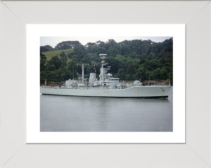 HMS Scylla F71 Royal Navy Leander Class Frigate Photo Print or Framed Print - Hampshire Prints