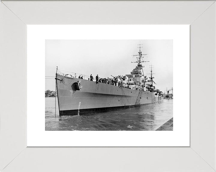 HMS Black Prince (81) Royal Navy Dido class light cruiser Photo Print or Framed Print - Hampshire Prints