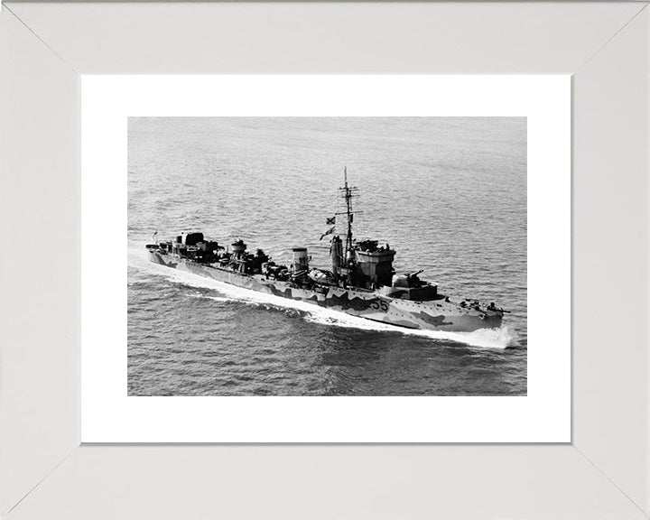 HMS Winchester L55 Royal Navy Admiralty W class destroyer Photo Print or Framed Print - Hampshire Prints