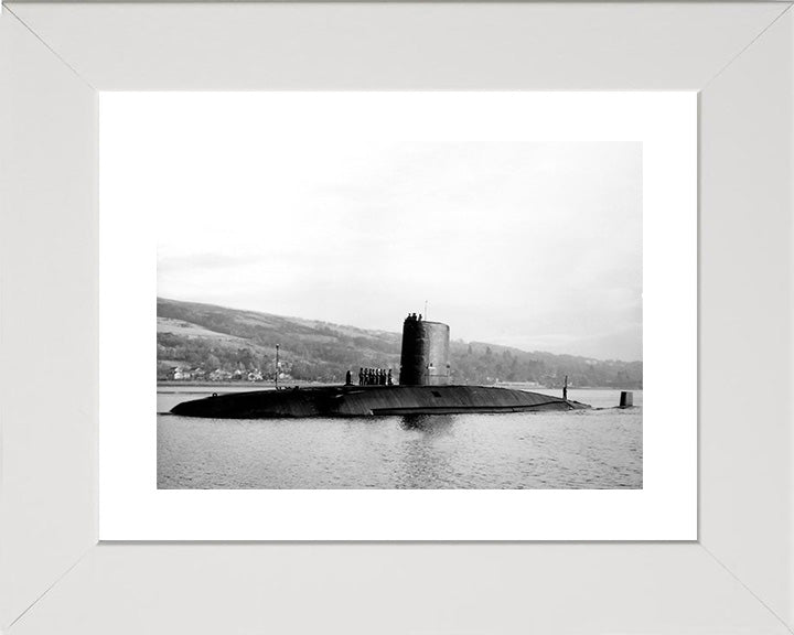 HMS Courageous S50 Royal Navy Valiant class Submarine Photo Print or Framed Print - Hampshire Prints