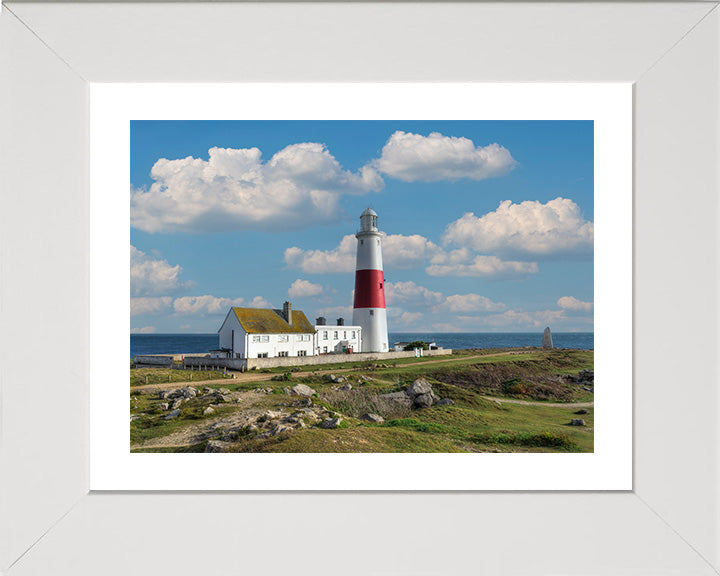 Portland Bill Lighthouse Dorset in summer Photo Print - Canvas - Framed Photo Print - Hampshire Prints