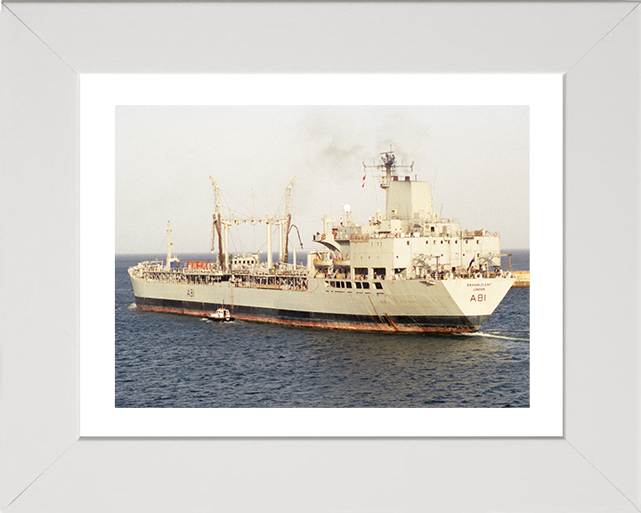 RFA Brambleleaf A81 Royal Fleet Auxiliary Leaf class support tanker Photo Print or Framed Print - Hampshire Prints