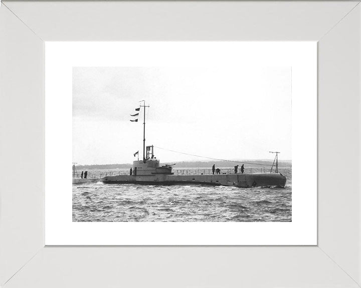 HMS Regent N41 Royal Navy Rainbow class submarine Photo Print or Framed Print - Hampshire Prints