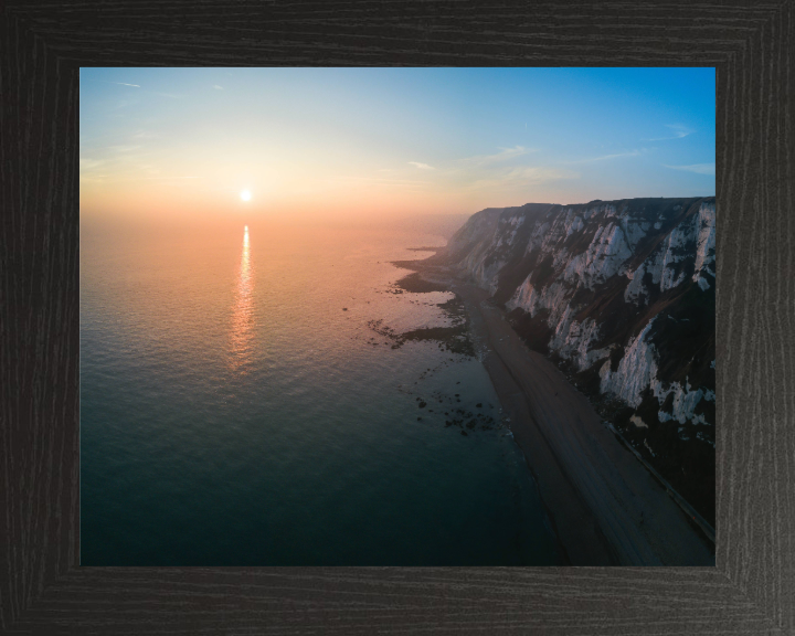 Samphire Hoe Kent at sunset Photo Print - Canvas - Framed Photo Print - Hampshire Prints