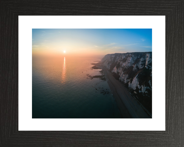 Samphire Hoe Kent at sunset Photo Print - Canvas - Framed Photo Print - Hampshire Prints