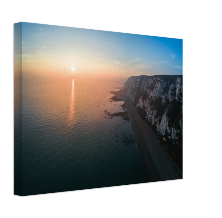 Samphire Hoe Kent at sunset Photo Print - Canvas - Framed Photo Print - Hampshire Prints