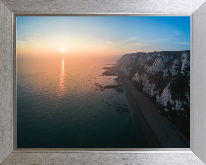 Samphire Hoe Kent at sunset Photo Print - Canvas - Framed Photo Print - Hampshire Prints