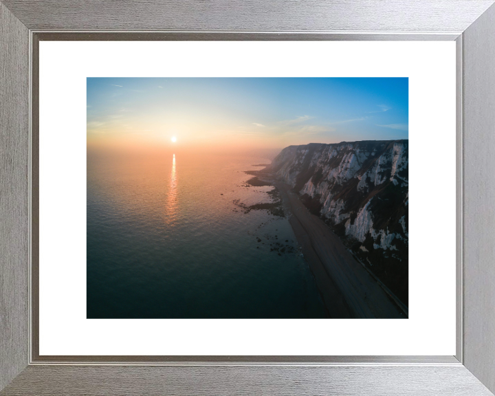 Samphire Hoe Kent at sunset Photo Print - Canvas - Framed Photo Print - Hampshire Prints