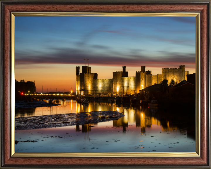 Castell Caernarfon Wales Photo Print - Canvas - Framed Photo Print - Hampshire Prints