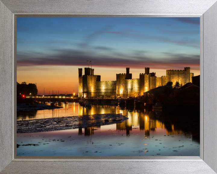 Castell Caernarfon Wales Photo Print - Canvas - Framed Photo Print - Hampshire Prints