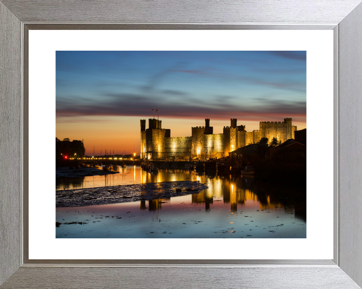 Castell Caernarfon Wales Photo Print - Canvas - Framed Photo Print - Hampshire Prints