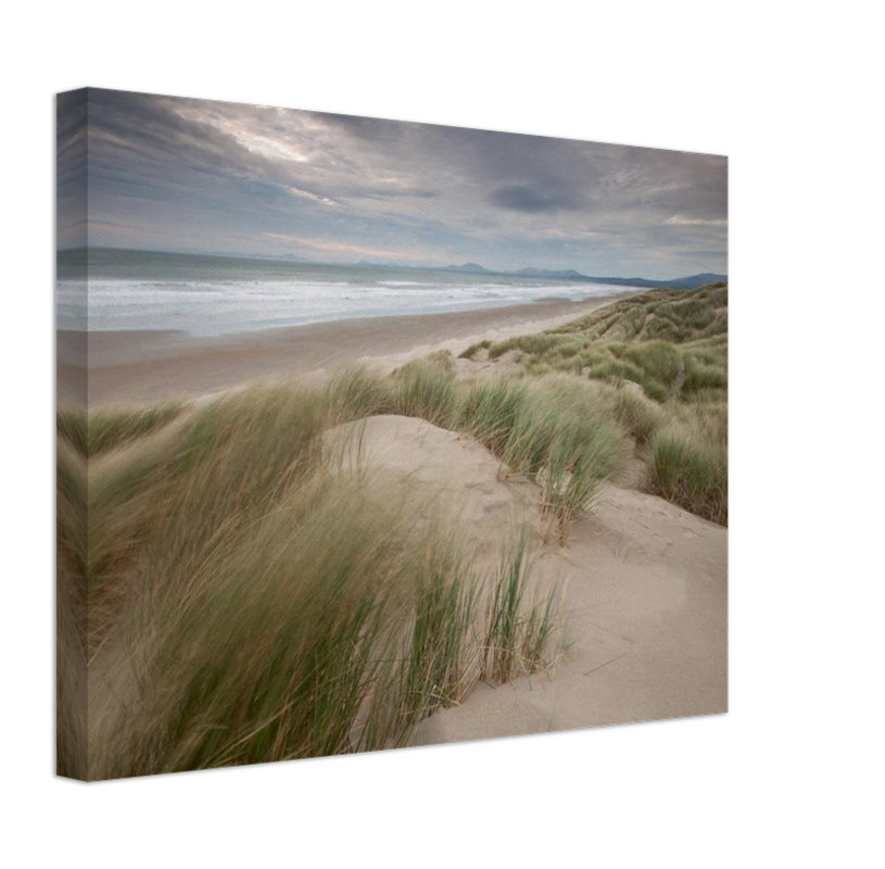 Harlech Beach Wales Photo Print - Canvas - Framed Photo Print - Hampshire Prints