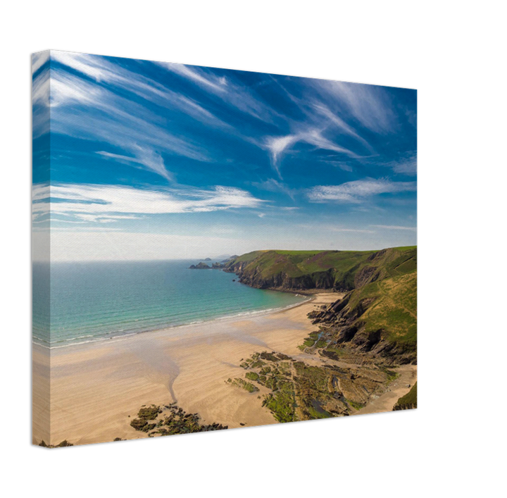 Newgale Beach Wales in winter Photo Print - Canvas - Framed Photo Print - Hampshire Prints