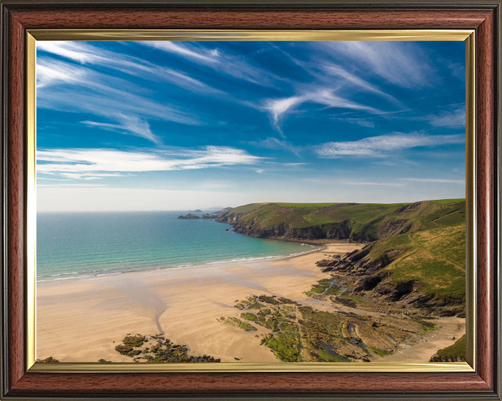 Newgale Beach Wales in winter Photo Print - Canvas - Framed Photo Print - Hampshire Prints