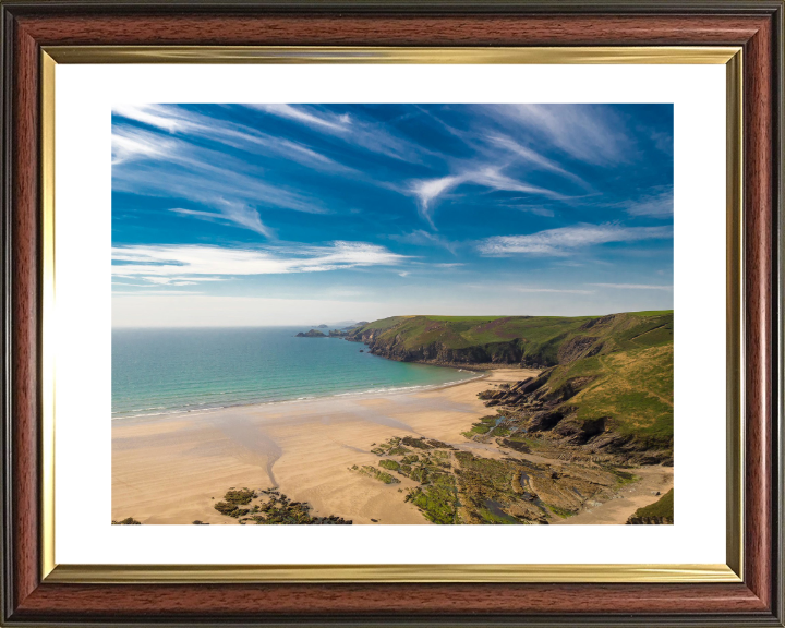 Newgale Beach Wales in winter Photo Print - Canvas - Framed Photo Print - Hampshire Prints