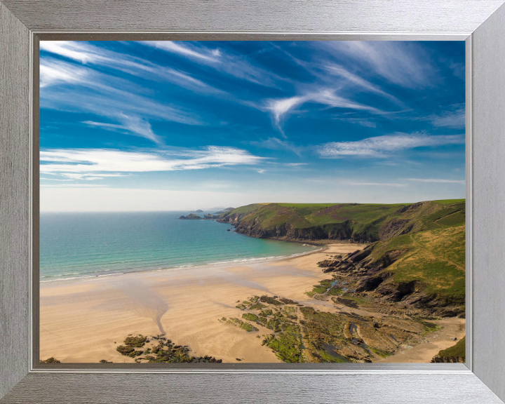 Newgale Beach Wales in winter Photo Print - Canvas - Framed Photo Print - Hampshire Prints