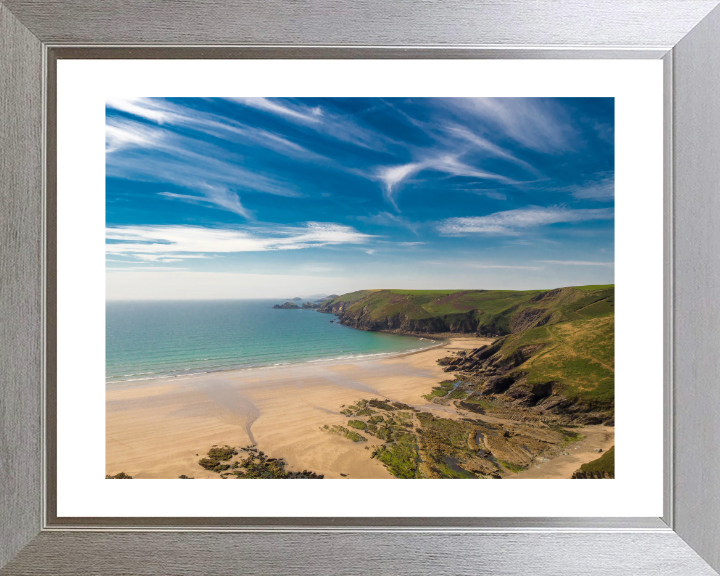 Newgale Beach Wales in winter Photo Print - Canvas - Framed Photo Print - Hampshire Prints